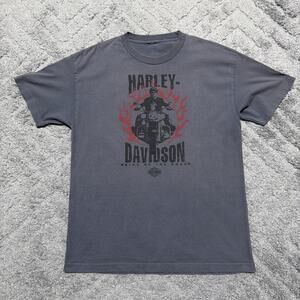Harley-Davidson T Shirt KING OF THE ROAD XL Loveland Colorado Y2K
